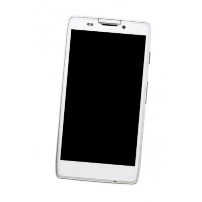 Lcd Frame Middle Chassis For Motorola Droid Razr Hd White By - Maxbhi Com