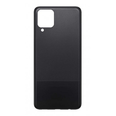 Back Panel Cover For Samsung Galaxy A12 2021 Black - Maxbhi Com