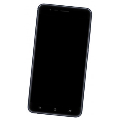 Lcd Frame Middle Chassis For Asus Zenfone Zoom S Black By - Maxbhi Com