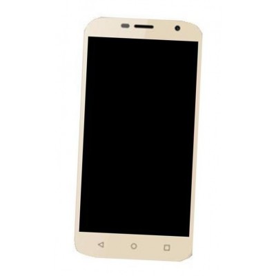 Lcd Frame Middle Chassis For Intex Aqua Classic 2 White By - Maxbhi Com