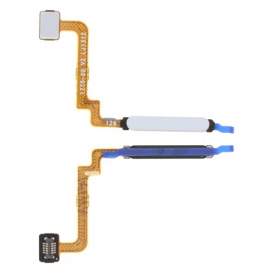 Fingerprint Sensor Flex Cable For Xiaomi Redmi 10 Prime 2022 White By - Maxbhi Com