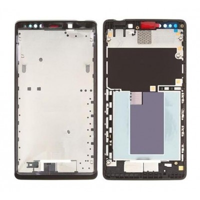Lcd Frame Middle Chassis For Sony Xperia Tl Lt30at Black By - Maxbhi Com