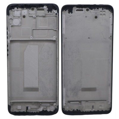 Lcd Frame Middle Chassis For Xiaomi Redmi 10 Prime 2022 Black By - Maxbhi Com
