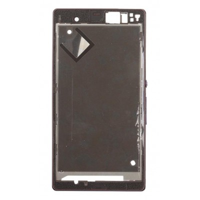 Lcd Frame Middle Chassis For Sony Xperia Z L36h C6603 Purple By - Maxbhi Com