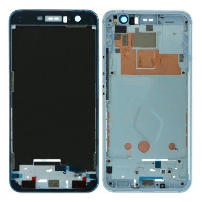 Lcd Frame Middle Chassis For Htc U11 White By - Maxbhi Com