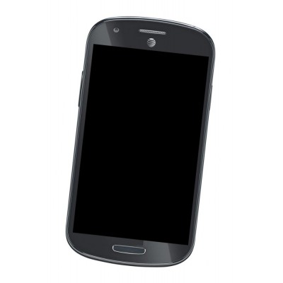 Lcd Frame Middle Chassis For Samsung Galaxy Express I437 Black By - Maxbhi Com