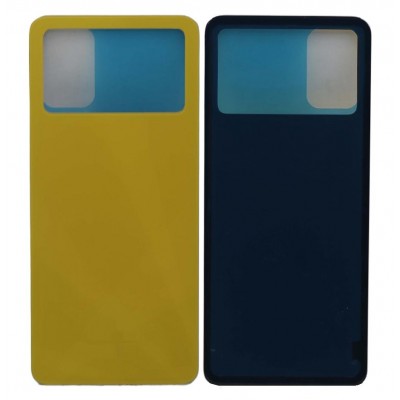 Back Panel Cover For Xiaomi Poco X4 Pro 5g Yellow - Maxbhi Com