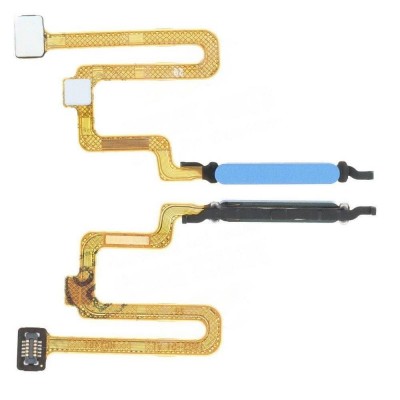 Fingerprint Sensor Flex Cable For Xiaomi Poco X4 Pro 5g Blue By - Maxbhi Com