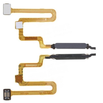 Fingerprint Sensor Flex Cable For Xiaomi Poco X4 Pro 5g White By - Maxbhi Com