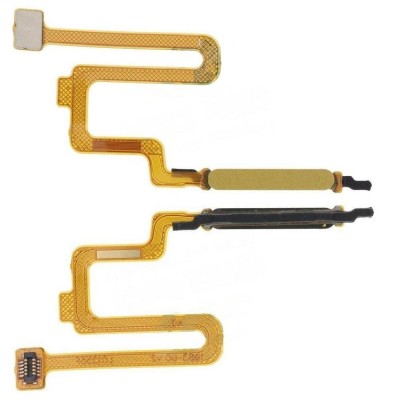 Fingerprint Sensor Flex Cable For Xiaomi Poco X4 Pro 5g Yellow By - Maxbhi Com