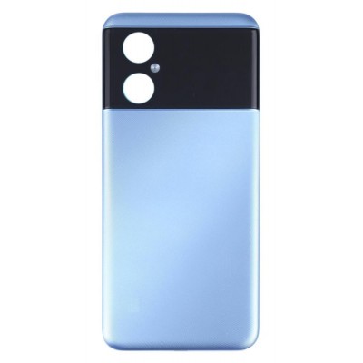 Back Panel Cover For Xiaomi Poco M4 5g Blue - Maxbhi Com