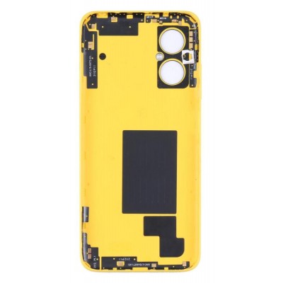 Back Panel Cover For Xiaomi Poco M4 5g Yellow - Maxbhi Com