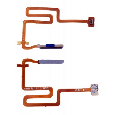 Fingerprint Sensor Flex Cable For Realme C31 Silver By - Maxbhi Com