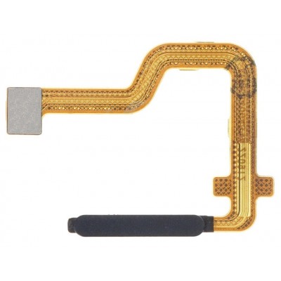 Fingerprint Sensor Flex Cable For Motorola Moto G52 Black By - Maxbhi Com
