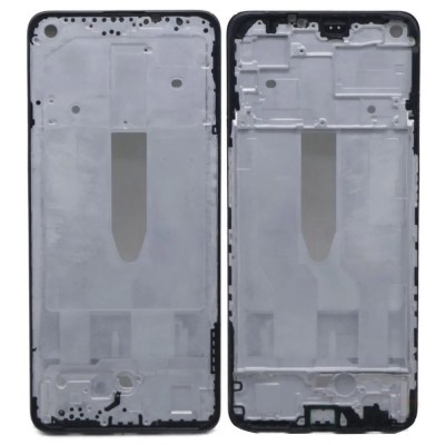 Lcd Frame Middle Chassis For Oppo F21 Pro Black By - Maxbhi Com