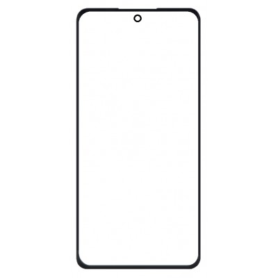 Replacement Front Glass For Vivo X80 5g Black By - Maxbhi Com