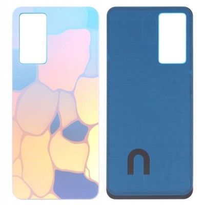 Back Panel Cover For Vivo Y75 2022 Blue - Maxbhi Com