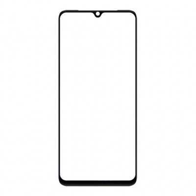 Replacement Front Glass For Vivo Y75 2022 Black By - Maxbhi Com