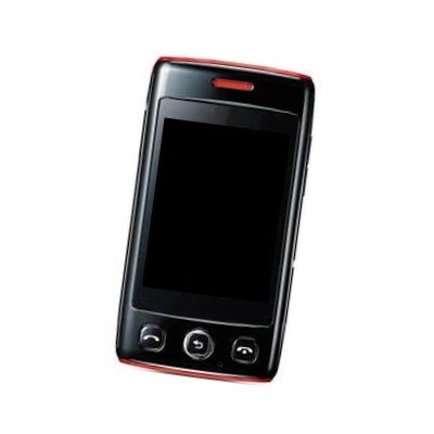 Lcd Frame Middle Chassis For Lg Cookie Lite T300 Black Red By - Maxbhi Com