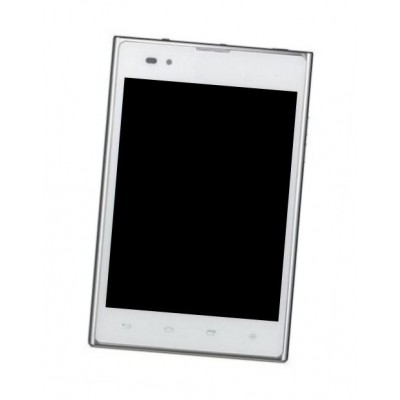 Lcd Frame Middle Chassis For Lg Optimus Vu P895 White By - Maxbhi Com
