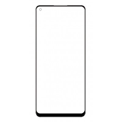 Replacement Front Glass For Realme Narzo 50 Pro 5g Black By - Maxbhi Com