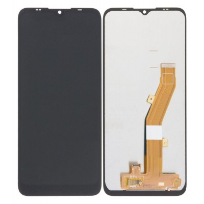 Lcd With Touch Screen For Nokia C21 Black By - Maxbhi Com
