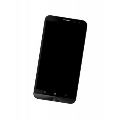 Lcd Frame Middle Chassis For Asus Zenfone 2 Laser Ze600kl Black By - Maxbhi Com