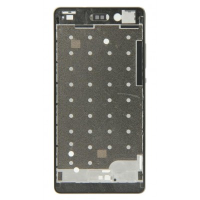 Lcd Frame Middle Chassis For Huawei P8lite Alel04 Black By - Maxbhi Com