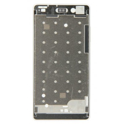 Lcd Frame Middle Chassis For Huawei P8lite Alel04 White By - Maxbhi Com