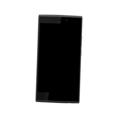 Lcd Frame Middle Chassis For Wiko Ridge 4g Black By - Maxbhi Com