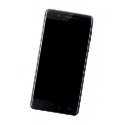 Lcd Frame Middle Chassis For Nokia 4 Black By - Maxbhi Com