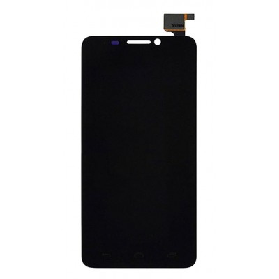Lcd With Touch Screen For Alcatel One Touch Idol Ot6030d Black By - Maxbhi Com