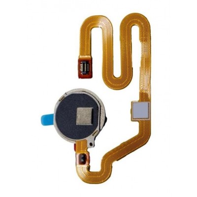Fingerprint Sensor Flex Cable For Realme 3i Blue By - Maxbhi Com