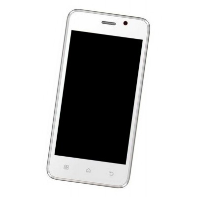 Lcd Frame Middle Chassis For Intex Aqua Amoled Black By - Maxbhi Com