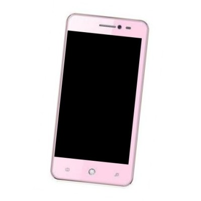 Lcd Frame Middle Chassis For Intex Aqua Glam White By - Maxbhi Com