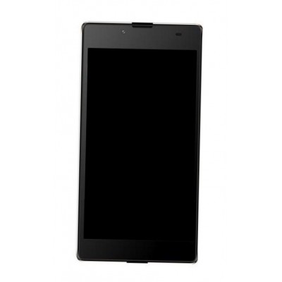 Lcd Frame Middle Chassis For Micromax Canvas Amaze 4g Black By - Maxbhi Com