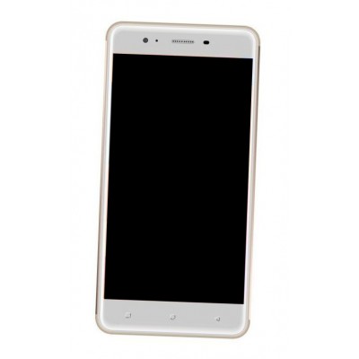 Lcd Frame Middle Chassis For Qmobile Noir Lt750 Black By - Maxbhi Com