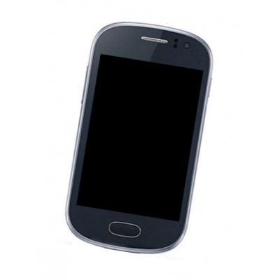 Lcd Frame Middle Chassis For Samsung Galaxy Fame Duos C6812 White By - Maxbhi Com