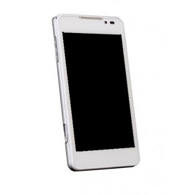 Lcd Frame Middle Chassis For Lg Optimus 3d Cube Su870 White By - Maxbhi Com