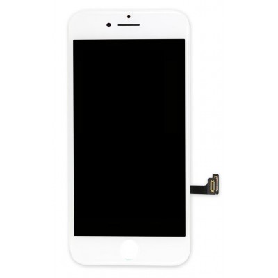 Lcd With Touch Screen For Apple Iphone Se 2 White By - Maxbhi Com