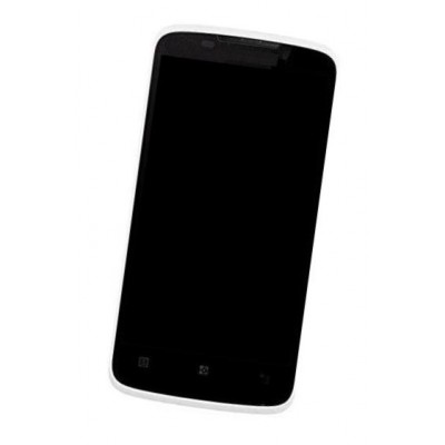 Lcd Frame Middle Chassis For Lenovo A670t Pink By - Maxbhi Com