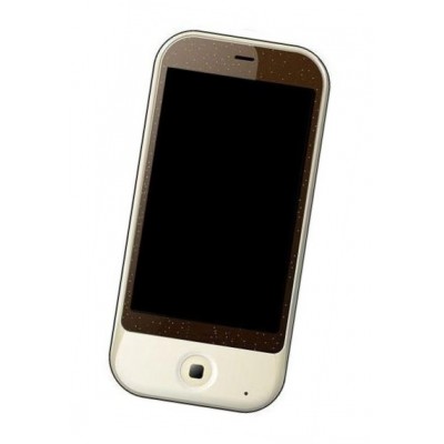 Lcd Frame Middle Chassis For Spice M6700 Cappuccino Brown By - Maxbhi Com