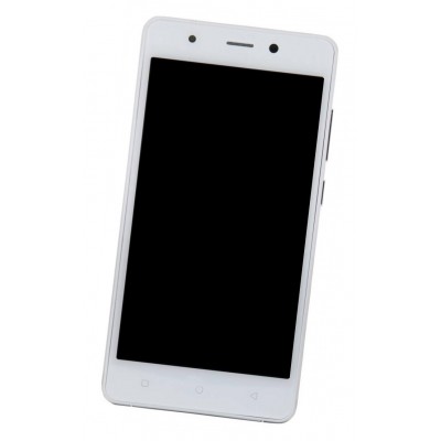 Lcd Frame Middle Chassis For Yxtel Fly 1 White By - Maxbhi Com