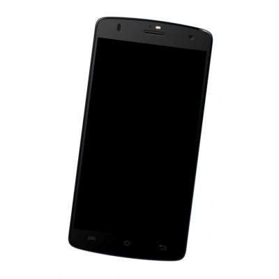 Lcd Frame Middle Chassis For Lava Iris Selfie 50 Black By - Maxbhi Com