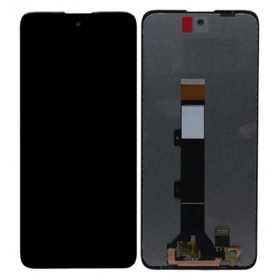 Lcd With Touch Screen For Motorola Moto E32s Black By - Maxbhi Com