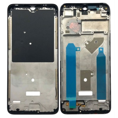 Lcd Frame Middle Chassis For Infinix Hot 12i Black By - Maxbhi Com