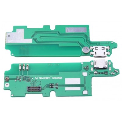 Charging Connector Flex Pcb Board For Gionee P8w By - Maxbhi Com