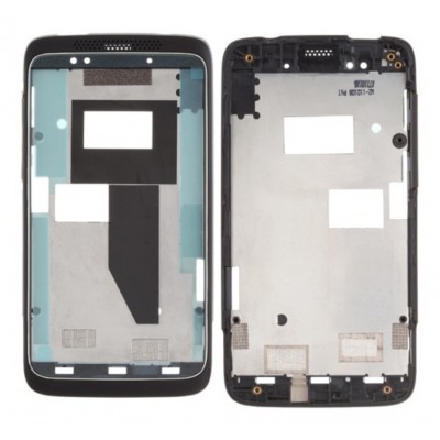 Lcd Frame Middle Chassis For Htc 7 Trophy Black By - Maxbhi Com