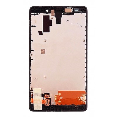 Lcd With Touch Screen For Nokia Xl Dual Sim Rm1030 Rm1042 Black By - Maxbhi Com