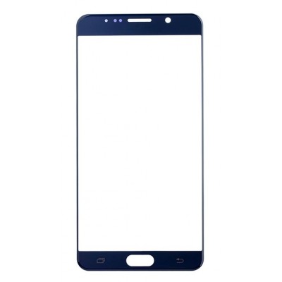 Replacement Front Glass For Samsung Galaxy Note 5 Blue By - Maxbhi Com